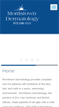 Mobile Screenshot of morristowndermatology.com